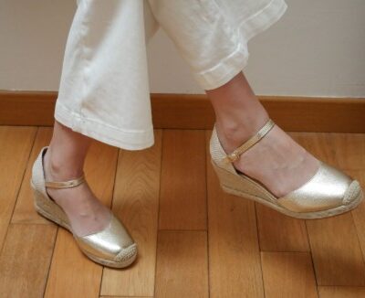 Chaussures Compensées Marion Dorées
