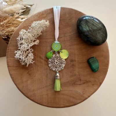 Bijou De Rétroviseur Mandala Vert
