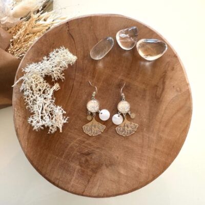 Boucles D'oreilles Ginkgo