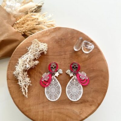 Boucles D'oreilles Mexico Rose