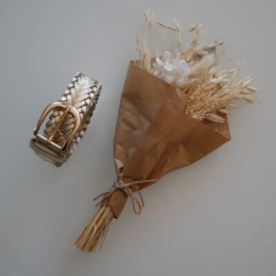 Ceinture Tressée Dorée
